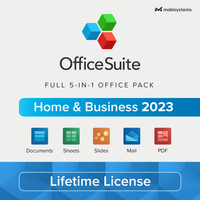 Thumbnail for OfficeSuite Home and Business 2023 (Lifetime license 1 User)