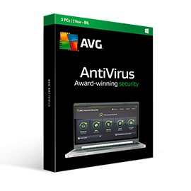 AVG Antivirus 3-User 1Yr